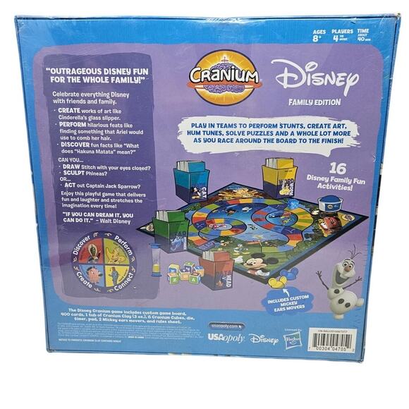 NEW Cranium: Disney Family Edition Board Game Night 2010 Sealed Fun Hasbro - Picture 2 of 2